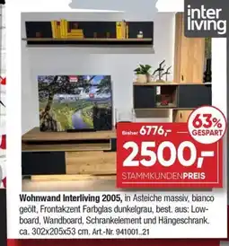 Möbel Graf Wohnwand Interliving 2005 Angebot