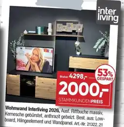 Möbel Graf Wohnwand Interliving 2026 Angebot