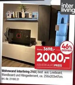 Möbel Graf Wohnwand Interliving 2107 Angebot