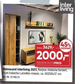 Möbel Graf Wohnwand Interliving 2027 Angebot