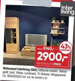 Möbel Graf Wohnwand Interliving 2005 Angebot