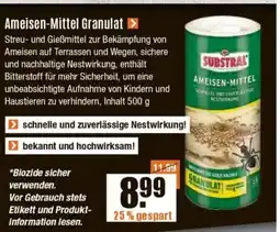 V Baumarkt SUBSTRAL Ameisen-Mittel Granulat Angebot