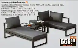V Baumarkt Loungegruppe Navarino 4-teilig Angebot