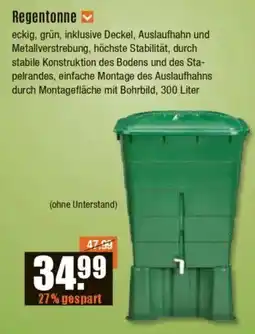 V Baumarkt Regentonne Angebot