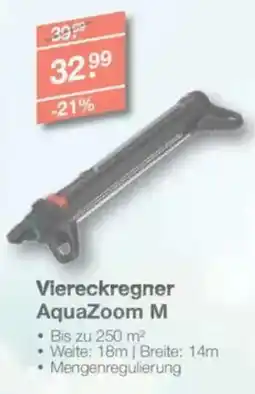 V Baumarkt GARDENA Viereckregner AquaZoom M Angebot