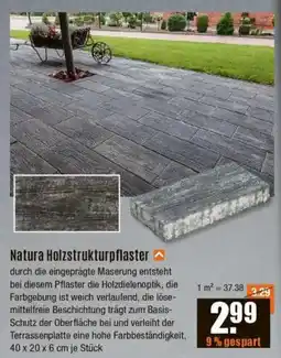 V Baumarkt Natura Holzstrukturpflaster Angebot