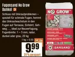 V Baumarkt Fugensand No Grow Dunkel Angebot