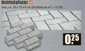 V Baumarkt Rechteckpflaster Angebot