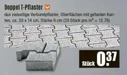 V Baumarkt Doppel T-Pflaster Angebot