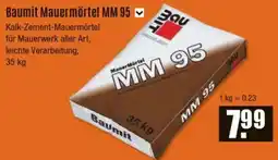 V Baumarkt Baumit Mauermörtel MM 95 Angebot