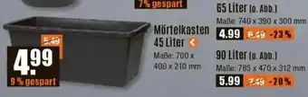V Baumarkt Mörtelkasten 45 Liter Angebot