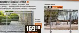 V Baumarkt Geländerset Edelstahl 1.500 mm Angebot