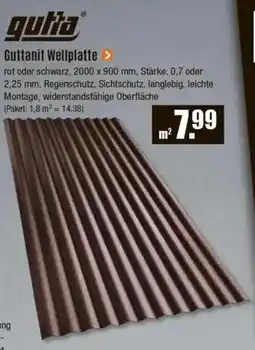 V Baumarkt gutta Guttanit Wellplatte Angebot