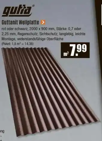 V Baumarkt gutta Guttanit Wellplatte Angebot