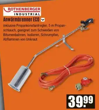 V Baumarkt ROTHENBERGER INDUSTRIAL Anwärmbrenner ECO Angebot