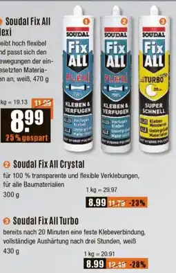 V Baumarkt Soudal Fix All Turbo Angebot