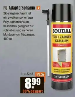 V Baumarkt SOUDAL PU-Adapterschaum Angebot