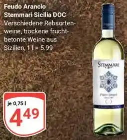Globus Feudo Arancio Stemmari Sicilia DOC Angebot