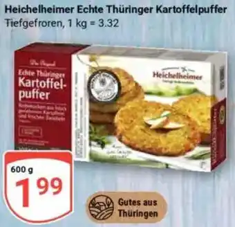 Globus Heichelheimer Echte Thüringer Kartoffelpuffer Angebot