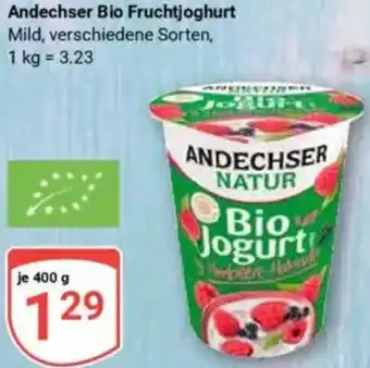 Globus Andechser Bio Fruchtjoghurt Angebot