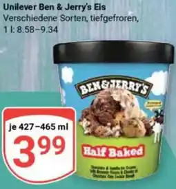 Globus Unilever Ben & Jerry's Eis Angebot