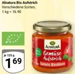 Globus Alnatura Bio Aufstrich Angebot