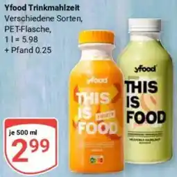 Globus Yfood Trinkmahlzeit Angebot