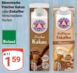 Globus Bärenmarke Frischer Kakao oder Eiskaffee Angebot