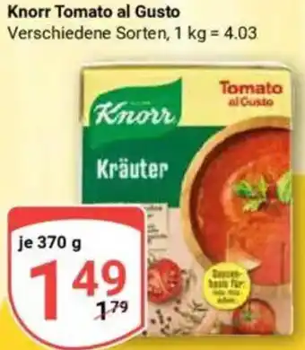 Globus Knorr Tomato al Gusto Angebot