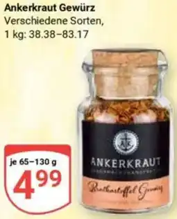 Globus Ankerkraut Gewürz Angebot