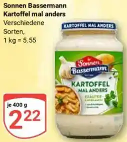 Globus Sonnen Bassermann Kartoffel mal anders Angebot