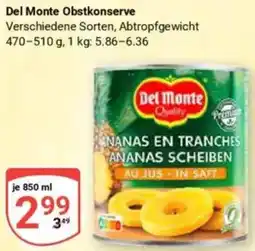 Globus Del Monte Obstkonserve Angebot