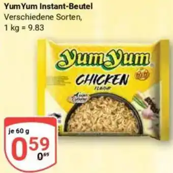 Globus Yum Yum Instant-Beutel Angebot
