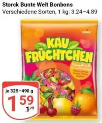 Globus Storck Bunte Welt Bonbons Angebot