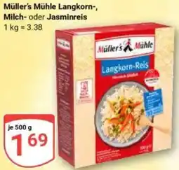 Globus Müller's Mühle Langkorn-, Milch- oder Jasminreis Angebot