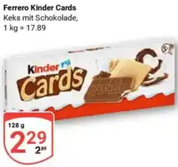 Globus Ferrero Kinder Cards Angebot