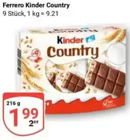 Globus Ferrero Kinder Country Angebot
