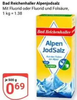Globus Bad Reichenhaller Alpenjodsalz Angebot