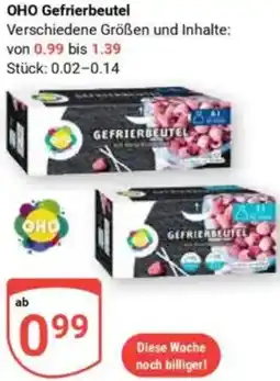 Globus OHO Gefrierbeutel Angebot
