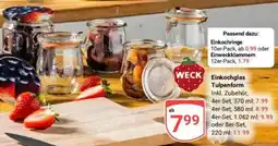 Globus WECK Einkochglas Tulpenform Angebot
