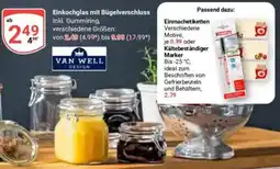 Globus VAN WELL Einkochglas mit Bügelverschluss Angebot