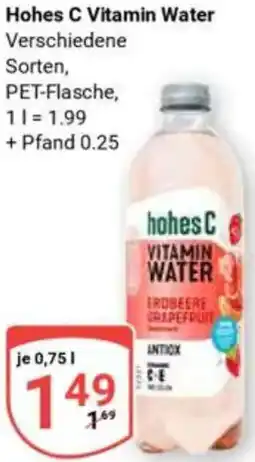 Globus Hohes C Vitamin Water Angebot
