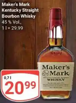 Globus Maker's Mark Kentucky Straight Bourbon Whisky Angebot