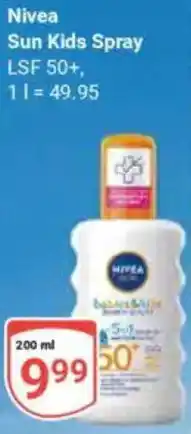 Globus Nivea Sun Kids Spray Angebot