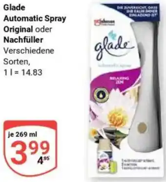 Globus Glade Automatic Spray Original oder Nachfüller Angebot