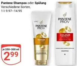 Globus Pantene Shampoo oder Spülung Angebot