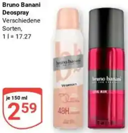 Globus Bruno Banani Deospray Angebot