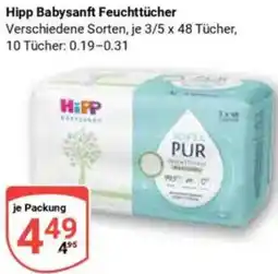 Globus Hipp Babysanft Feuchttücher Angebot