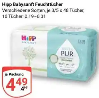 Globus Hipp Babysanft Feuchttücher Angebot