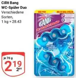 Globus Cillit Bang WC-Spüler Duo Angebot